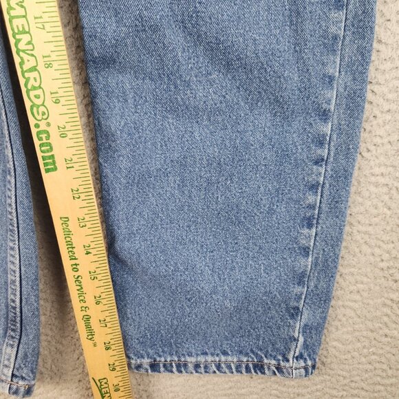 Vintage Key Jeans Mens 32x32 Blue Denim Straight Leg Classic Fit Workwear Pants - Picture 5 of 10